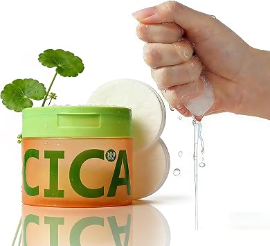 Almohadillas de tóner coreanas para la cara, almohadillas tonificantes para el cuidado de manchas oscuras con mucina de caracol, niacinamida y centella, piel sensible, 100 unidades