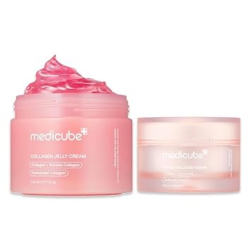 medicube - Crema de tamaño grande Duo - Gelatina de colágeno de 3.7 fl oz y