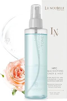 MPC Aqua - Tónico calmante y niebla – Hidratación profunda, calmante y restaura el equilibrio del pH con caviar, péptidos, rosa centifolia, extracto de latobasilius y CICA, tóner coreano