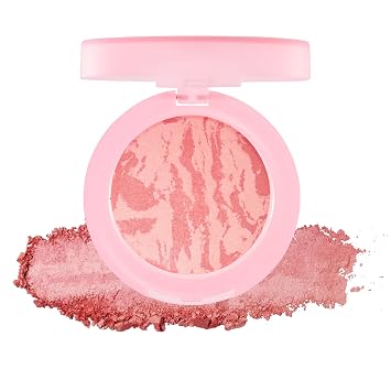 MCoBeauty Rubor en polvo para resaltar al horno - Rosa melocotón