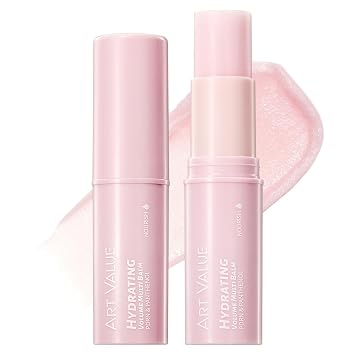 PDRN - Bálsamo de colágeno rosa para cara, labios y cuello, bálsamo hidratante K-Beauty para el cuidado de la piel con péptidos e hialuronato de sodio, barra de brillo hidratante para piel seca