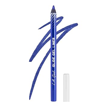 L.A. Girl Delineador de ojos Glide, azul real GP636