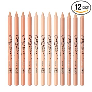 12 lápices correctores maravillosos, 3 colores, unifica el tono de la piel, puede ocultar imperfecciones, círculos oscuros, manchas de envejecimiento, acné, etc