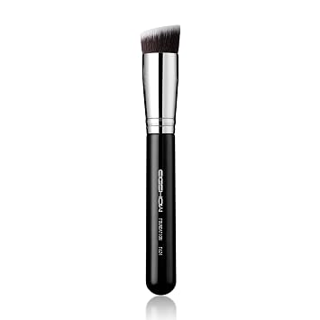 EIGSHOW - Brocha de base Kabuki con parte superior plana, brocha de maquillaje prémium
