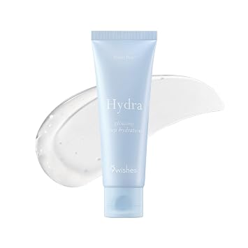 9wishes Hydra Ampule Cream Nano Plus+ - Crema facial hidratante con ácido hialurónico, hidratante ligera, soporte de barrera, cuidado de la piel coreano, 1.69 onzas líquidas