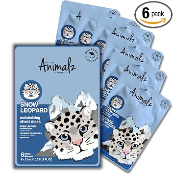 masque BAR Pretty Animalz - Máscara de hoja de personajes de animales, cuidado de la piel coreana, máscaras coreanas de spa para todo tipo de piel, regalos de spa, regalos de fiesta de cumpleaños