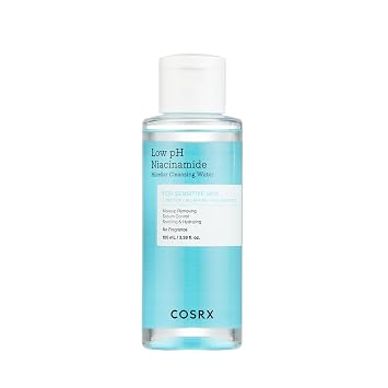 COSRX Agua Micelar Limpiadora de Niacinamida de pH Bajo para Lavado Facial Diario Suave para Piel Sensible, Control de Sebum, Cuidado de la Piel Coreano (3.38 fl. oz / 100 ml)