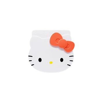 The Crème Shop x Hello Kitty - Puf compacto de aloe vera hidratante y calmante con bálsamo de rubor en crema de melocotón, de larga duración, fácil de mezclar, hidratante y calmante. Mejora tu juego de maquillaje, puf de melocotón (juego de 1)