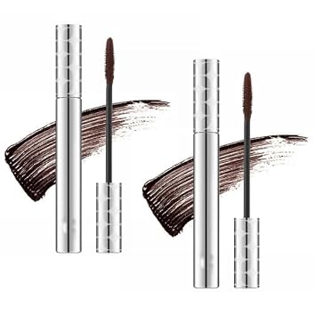 2 Colors Korean Style Growth Serum Mascara (brown x2)
