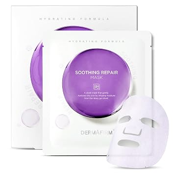 Dermafirm Hojas de mascarilla reparadora calmante R4, 5 unidades