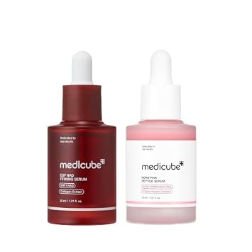 medicube Dual Serum Glow Duo - Suero NAD EGF y suero Rose PDRN