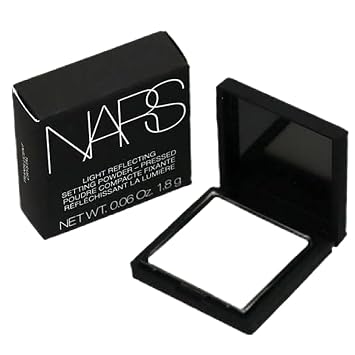 NARS Polvo de ajuste prensado reflectante de luz - Cristal translúcido, 0.06 oz Tamaño pequeño