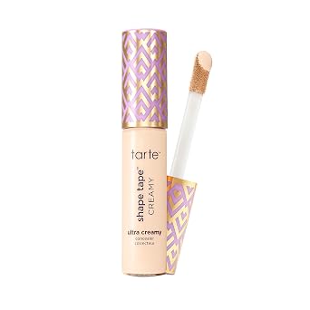 tarte shape tape corrector cremoso – Cobertura completa, hidratante, fórmula de acabado mate natural para debajo de los ojos, ojeras, líneas finas, enrojecimiento, dermatológicamente probado, vegano