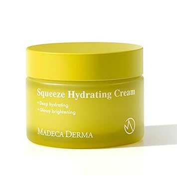Madeca DERMA Squeeze Crema facial hidratante – Hidratación e iluminación con cactus de tuna espinosa, carica papaya y centella asiática, cuidado de la piel coreano para hidratación y reparación de la
