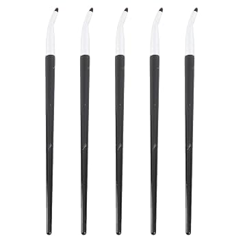 Brocha doblada, 5 piezas, brocha angular ultrafina para un maquillaje