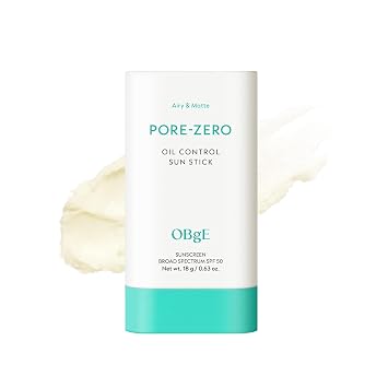 OBgE Pore Zero Matte Protector solar Stick SPF50 0.63oz, barra de sol