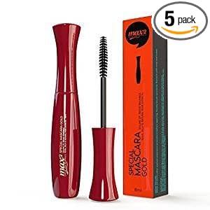 Extensiones de pestañas Max2 Mascara para extensiones de pestañas (rímel negro)