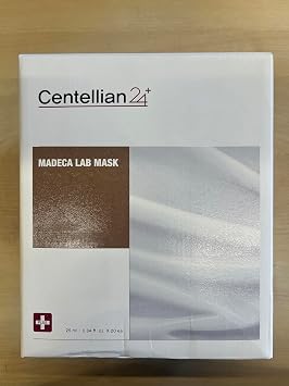 CENTELLIAN 24 Máscara Madeca (20 unidades, 16.9 fl oz) - por Dongkook. Hoja de máscara con centella asiática, TECA, adenosina por Dongkook. Cuidado de la piel coreano para hombres y mujeres