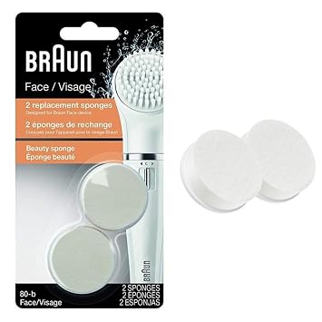 Braun Face SE80 B Esponjas de belleza Piezas