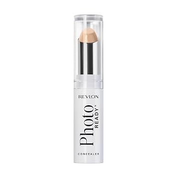 Revlon Lápiz Corrector Stick, Maquillaje Facial PhotoReady para Todos los Tipos de Piel, Larga Duración, Cobertura Media-Completa con Acabado Cremoso, Fórmula Ligera, 003 Claro Medio, 0.11 Oz (3.2 g)