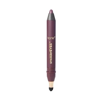tarte smolderEYES - Maquillaje impermeable multiusos que se dobla como delineador de ojos y sombra de ojos en crema con aplicador difuminador, mezclable Lazy Girl Hack, vegano y libre de crueldad