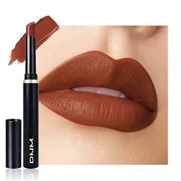 Kaely 886 - Lápiz labial de terciopelo para mujer, alta pigmentación, mate, de larga duración, impermeable, de terciopelo sedoso, maquillaje 24 horas original, vegano y libre de crueldad, 886