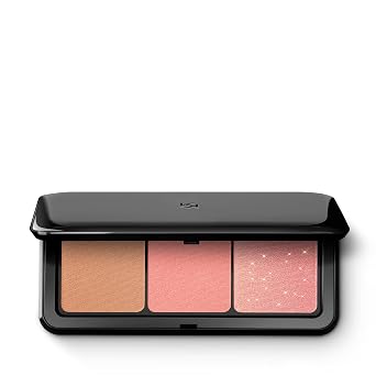 KIKO MILANO - Paleta facial con 1 bronceador y 2 rubores en acabados mate y metalizados