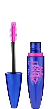 Maybelline Volum' Express The Rocket - Máscara lavable voluminizadora, negro más negro, 1 unidad
