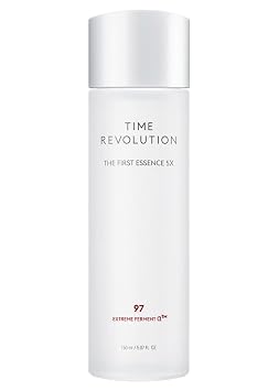 Missha Time Revolution The First Essence 5X (5ª generación) 5.07 onzas líquidas/150ml, esencia coreana para el rostro, tónico facial, piel de vidrio, tónico hidratante y reafirmante con equilibrio de