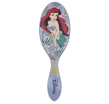 Wet Brush Disney Original Hair Detangler, Ariel (Elegant Princess), Ultra-Soft IntelliFlex Bristles, Detangling Brush Glides Through Tangles (Wet Dry & Damaged Hair), Women & Men