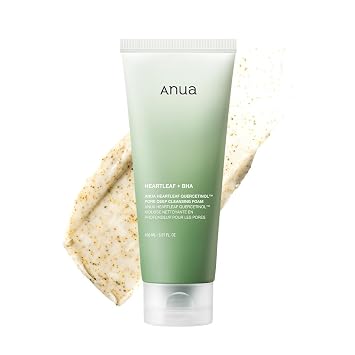 Anua Heartleaf Quercetinol - Espuma limpiadora profunda de poros, 5.07
