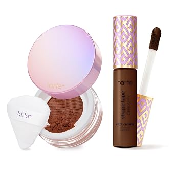 tarte Corrector cremoso de cinta de forma y polvo de ajuste sin arrugas