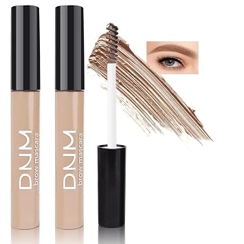 Kaely 2 piezas de gel para cejas a prueba de agua, máscara de cejas teñida de larga duración, kit de maquillaje de color de cejas, gel de maquillaje para cejas a prueba de agua, cosméticos veganos de