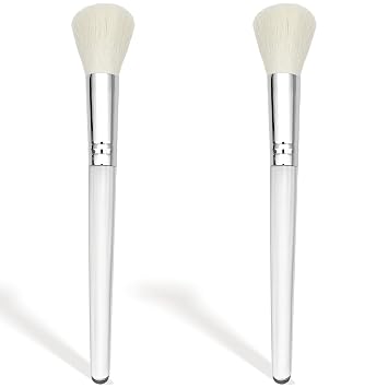 Brocha de polvo de precisión grande – Brocha de maquillaje suave para polvo suelto y prensado, bronceador, rubor y resaltado