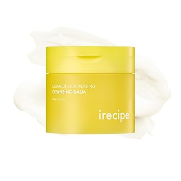 Ceramide Yuja - Bálsamo limpiador de maquillaje con tamaño de viaje, limpiador facial coreano todo en uno, removedor de maquillaje, cero irritación, removedor de puntos negros, belleza limpia