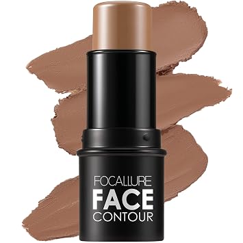 FOCALLURE Contour Stick - Contorno facial en crema de tono fresco, mediano