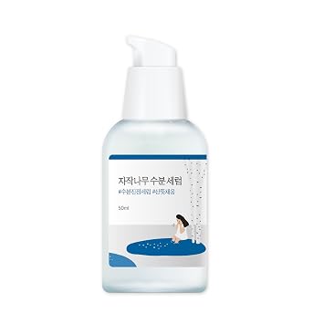 ROUND LAB Suero de jugo de abedul de 1.7 fl oz / Suero hidratante, sin alcohol, sin fragancia y sin aceites esenciales