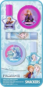 Lip Smacker Disney Frozen II - Juego de maquillaje con bolsa y estuche para niñas