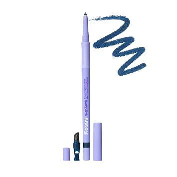 Kosas Soulgazer - Delineador de ojos de gel impermeable y resistente a las manchas, color aguamarina profunda