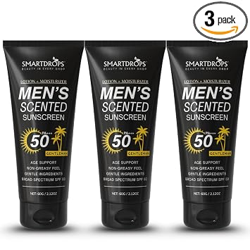 Protector solar perfumado para hombre | Hidratante facial para hombres | Protector solar SPF50 | Protector solar coreano | Fórmula de protección solar hidratante facial | Protector solar para hombres