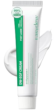 EASYDEW Post Laser EGF Cream - Crema hidratante y calmante para el rostro con Cica, PDRN y pantenol para líneas finas y elasticidad, reparación de barrera cutánea de día y noche, cuidado coreano de la