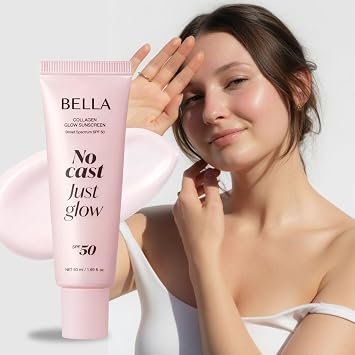 Bella Protector solar SPF 50 para cara | protector solar SPF 50 hidratante facial | gel hidratante facial protector solar SPF 50 | protector solar facial coreano