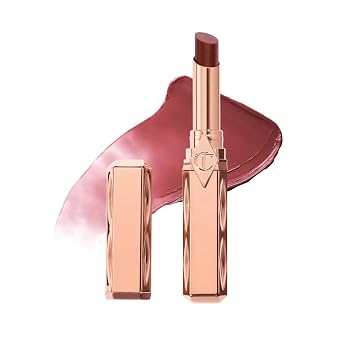 Charlotte Tilbury Pillow Talk Blush Balm Lip Tint - Lápiz labial transparente de larga duración, bálsamo y tinte para labios hidratados y de aspecto regordete