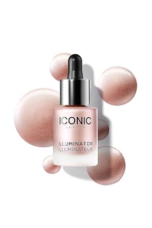 ICONIC LONDON Iluminador | Gotas líquidas de resaltado para un brillo radiante, sin crueldad, maquillaje vegano