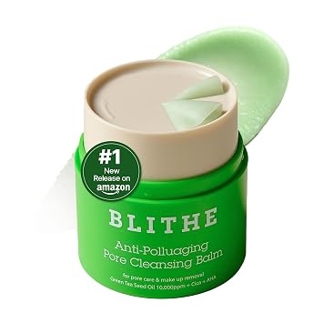 BLITHE Bálsamo limpiador, bálsamo removedor de maquillaje de limpieza de poros, diseño higiénico, removedor de maquillaje coreano