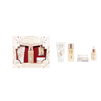 Charlotte Tilbury Rutina mágica de recuperación de hidratación: kit icónico para el cuidado de la piel para un renacimiento inmediato de la piel