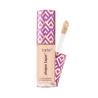 tarte shape tape corrector – Cobertura completa, acabado mate para debajo de los ojos, ojeras, líneas finas, enrojecimiento y decoloración, larga duración, dermatológicamente probado, vegano, sin