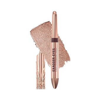 Charlotte Tilbury Exagger-Eyes Easy Eyeshadow Stick - 10 tonos universalmente favorecedores en 2 acabados embellecedores para un uso duradero de hasta 24 horas