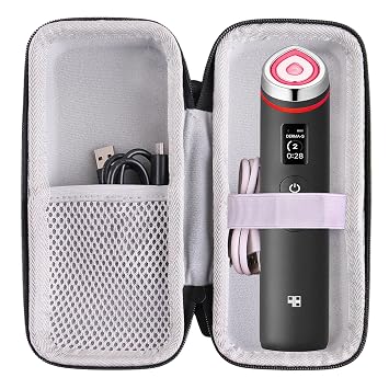 WAIYUCN Estuche rígido de transporte compatible con medicube age-r booster pro head Glow Beauty Masajeador Funda protectora