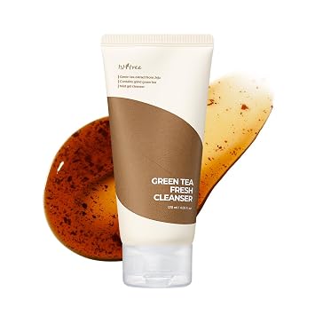 IsNtree Green Tea Fresh Cleanser 4.1 fl oz 4.05 fl.oz | Extracto de té verde de Jeju | Contiene té verde molido | Limpiador de gel suave
